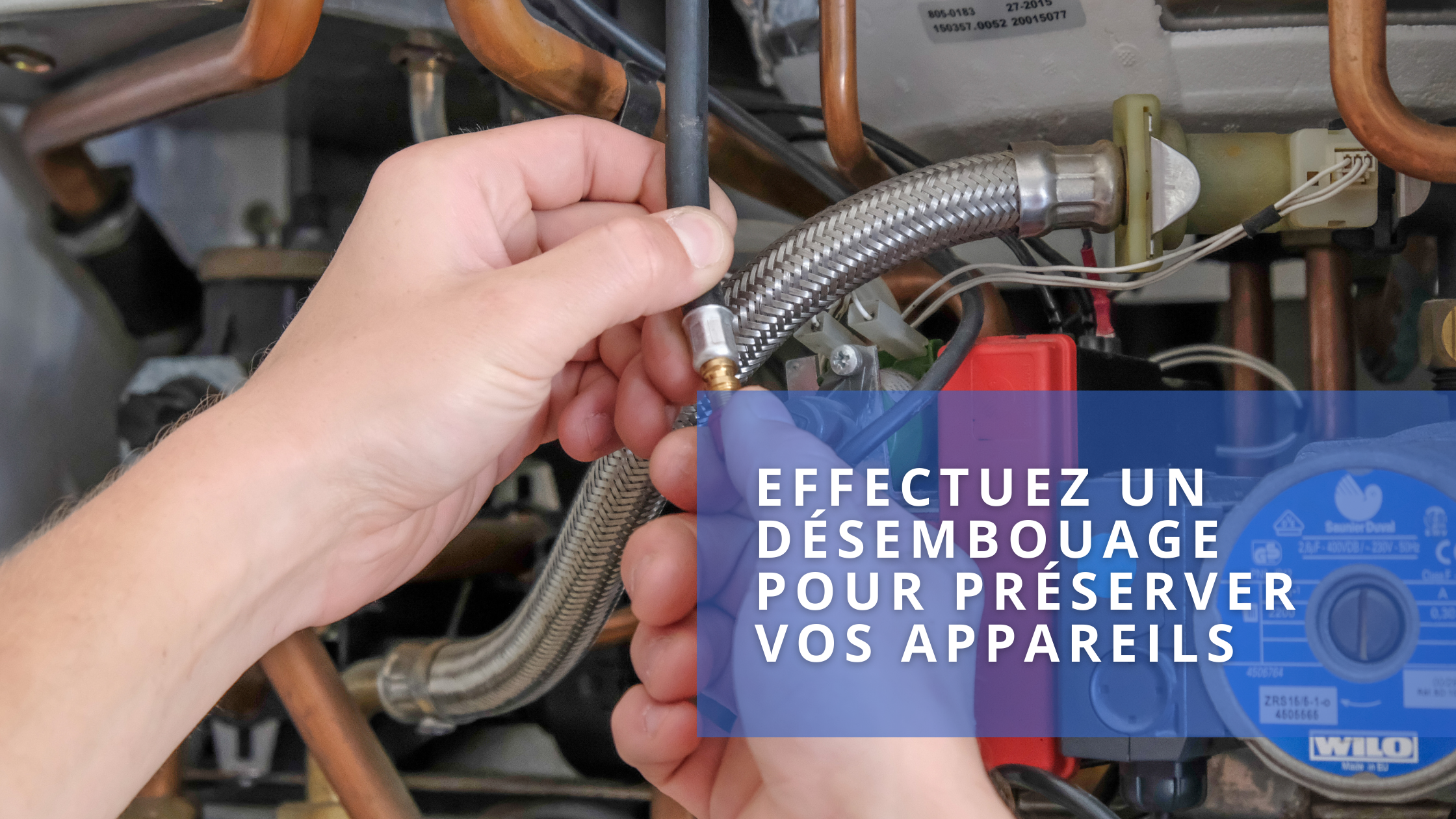 Réalisez un désembouage entre mi-mars et fin septembre